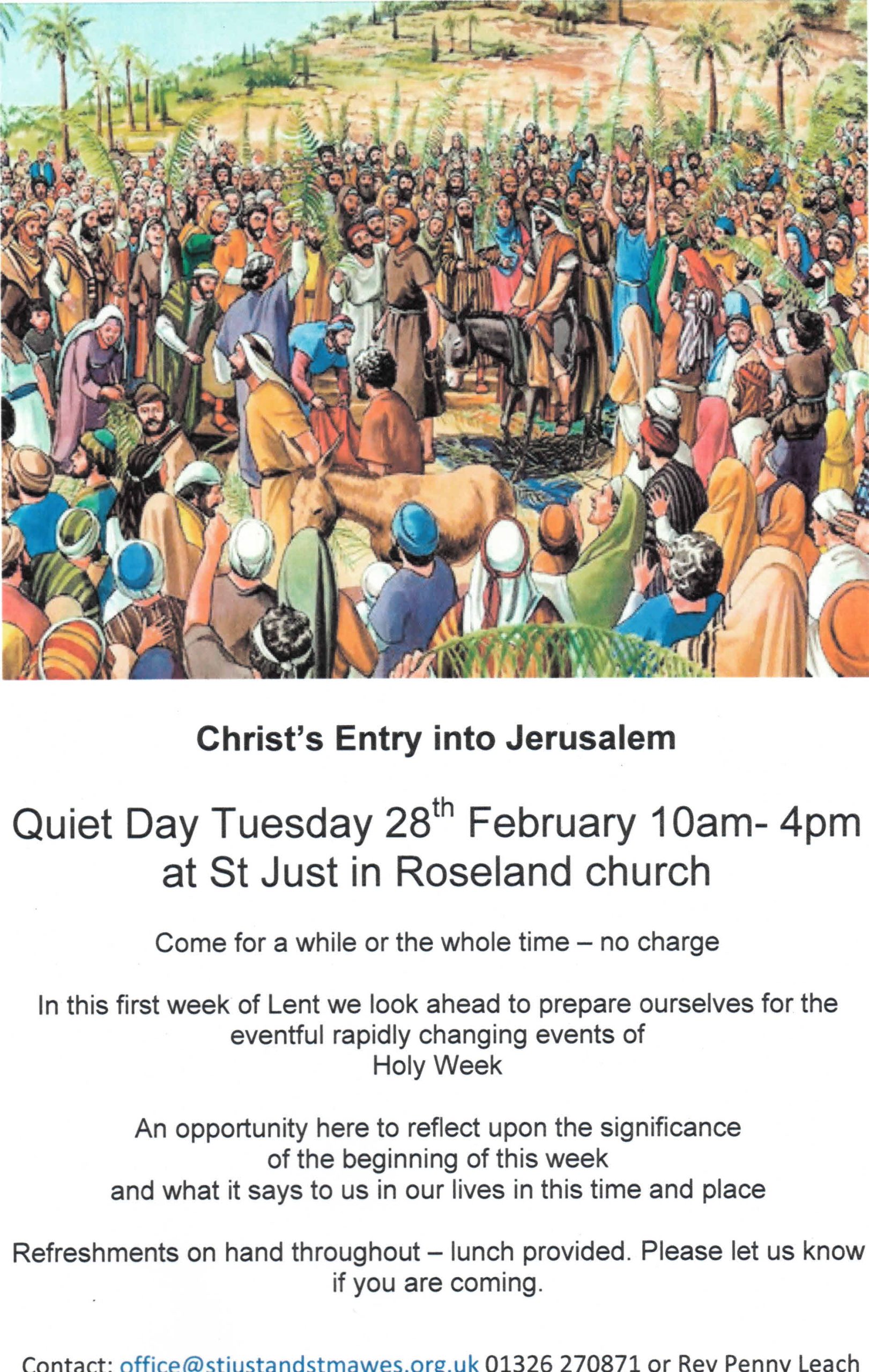 Parish Calendar St Just in Roseland & St Mawes